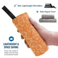 thumbnail image 2 of YFYANG Adult Microfiber Portable Travel Towel, Orange Fruit Texture Quick Dry Towel with Hiking Buckle PVC Pouch, 16" x 31.5", 2 of 6