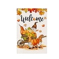 thumbnail image 2 of Garden Flag 18X12 Inch Linen Welcome Flag Outdoor Fall Decor Thanksgiving Decorations Outdoor Fall Porch Decor for Yard Patio 1 Pack, 2 of 6