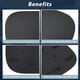 thumbnail image 4 of Cubierta de la puerta del tanque de combustible Unique Bargains para GMC Terrain 2018-2024 4 Cil 1.5L 1.6L 2.0L Número de puerta del tanque de combustible No.84228129 Negro, 4 of 7