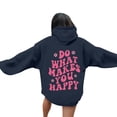 thumbnail image 3 of 2025 Spring Hoodie Navy Hoodie Long Sleeves V-Neck Christmas Sweater Women Print Soft Topss Men's Hoodie(XL), 3 of 6