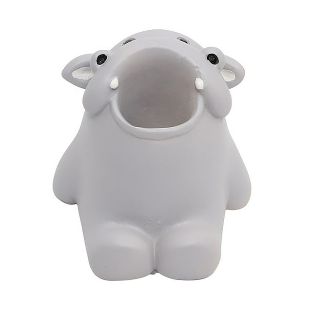 Bathroom Cartoon Dogs Animals Toothbrush Holder for Bathroom Shelf Open Mouth Design Home Accessory