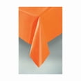 thumbnail image 4 of 54"x108" Plastic Tablecloth Orange, 4 of 4