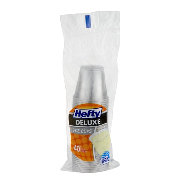 Hefty Deluxe Cups, 9 Oz , 40 Count