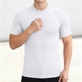 thumbnail image 6 of USNSM Men's Short Sleeve UPF 50+ Sun Protection Shirts Quick Dry Athletic Fitness T-Shirt Hiking Running Swimming Rash Guard White XXXL, 6 of 6