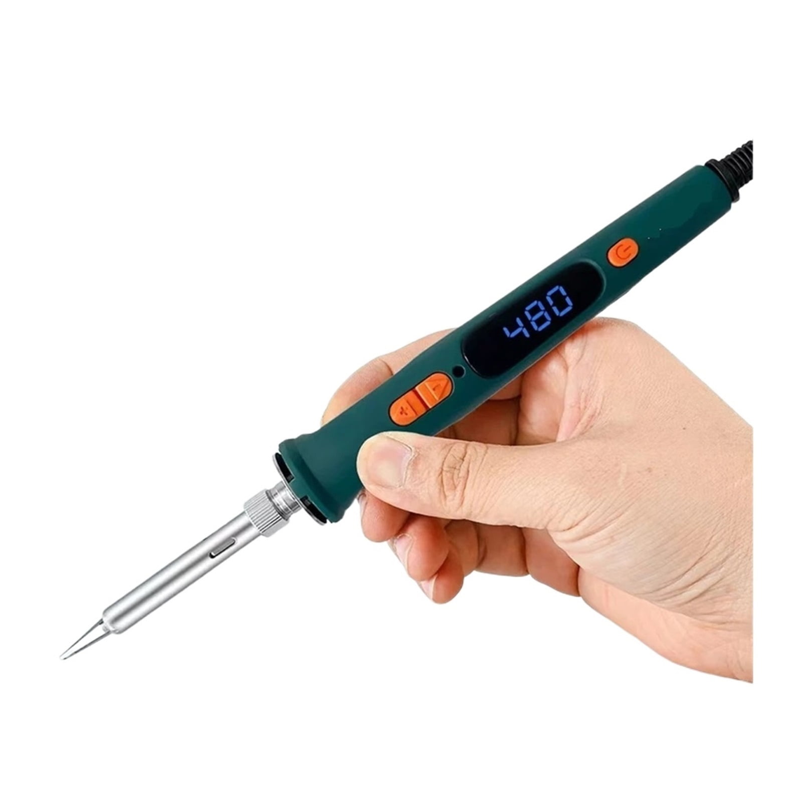 Electric Soldering Iron,120W Dual Calibration Temperature LCD Digital Welding Tool,Soldering Iron Head Welding Repair Tools ,Accurate Temperature Control