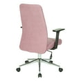 thumbnail image 4 of Evanston Office Chair in Orchid Light Purple Fabric with Chrome Base, 4 of 5