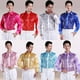 thumbnail image 4 of Camisa con lentejuelas para hombre, disfraz de actuación, disfraz de coro para adultos, disfraz de escenario, actuación de baile, camisa de manga larga, 4 of 5