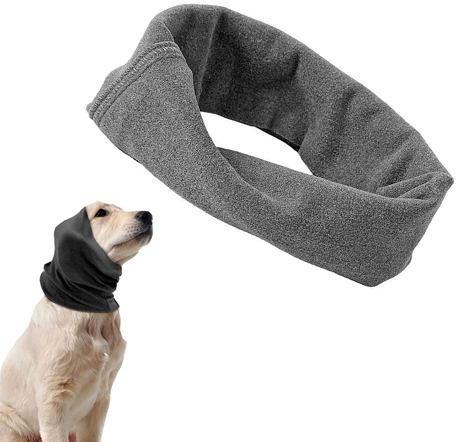 Quiet Ears for Dogs, Dog Snood for Dog Neck and Ears Warmer Dog Earmuff