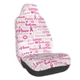 thumbnail image 1 of Fotbe Breast Cancer Ribbons Awareness Funda para Asiento de Auto con Estampado – Impermeable y Antisudor – Ajuste Universal, Lavable a Máquina, Antideslizante (1 Pieza), 1 of 5