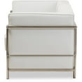 Baxton Studio White Le Corbusier Petite Sofa