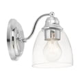 thumbnail image 2 of 15131-05 Livex Lighting Montgomery - 1 Light Bath Vanity In Transitional Style-7 Inches Tall and 5.38 Inches Wide-Polished Chrome Finish, 2 of 12
