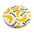 thumbnail image 1 of Disketp Banana Fruit Funda Redonda para Taburete, Funda de Cojín para Silla de Bar Suave y Elástica-13 inch, 1 of 7