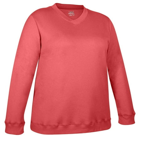 Women's Plus StayClean Fleece V-Neck