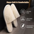 thumbnail image 4 of House Slippers AQUEENLY, spa lavable para mujeres y hombres (paquete de 6), 4 of 7
