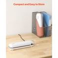 thumbnail image 7 of Laminator Machine, Thermal Laminator for Max A4 Paper Size, 3-4 min Quick Warm Portable Laminator, 3-5 mil Thickness, Ideal for Home, Office, Business, or School Supplies, White + Grey, 7 of 7