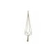 thumbnail image 1 of YiJuHui Macrame Plant Hanger Handmade Cotton Rope Hanging Planter Holder with Wood Hook for Indoor Outdoor Home Decor Wall Garden Boho 90cm, 1 of 9