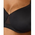 thumbnail image 4 of Playtex Dreamwire Unlined Convertible Bra, Moisture-Wicking  Dressed In Black 44DDD Women's, 4 of 5