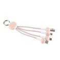 thumbnail image 4 of Llavero de carga multi del silicón del cable 3 en 1 cable de la carga compatible para USB micro/tipo C, 4 of 5