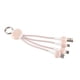 thumbnail image 4 of Llavero de carga multi del silicón del cable 3 en 1 cable de la carga compatible para USB micro/tipo C, 4 of 5
