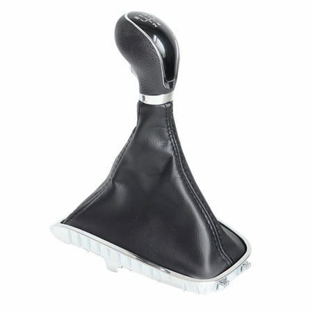 

Manual 5 Speed Stick Shift Lever Head Handball with Leather Boot for Excelle GT/ Opel