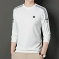 thumbnail image 4 of Men's Autumn Round Neck Pullover Fashionable and Versatile Casual T-Shirt, 4 of 6