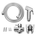thumbnail image 1 of Naiovety Base de manguera de 1,5 m, grifo rociador de bidé de mano RecabLeght, rociador de cabeza ABS, accesorios de baño, juego de limpieza, adaptador Juegos de accesorios de baño No.08 Naiovety HA007891-08, 1 of 6