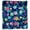 Garden of Paws, variant on GreaterGood Super Cozy Paw Print Fleece Throw Blanket Soft Warm Plush Lightweight 50x60 Rainbow Paws Design for Animal Lovers