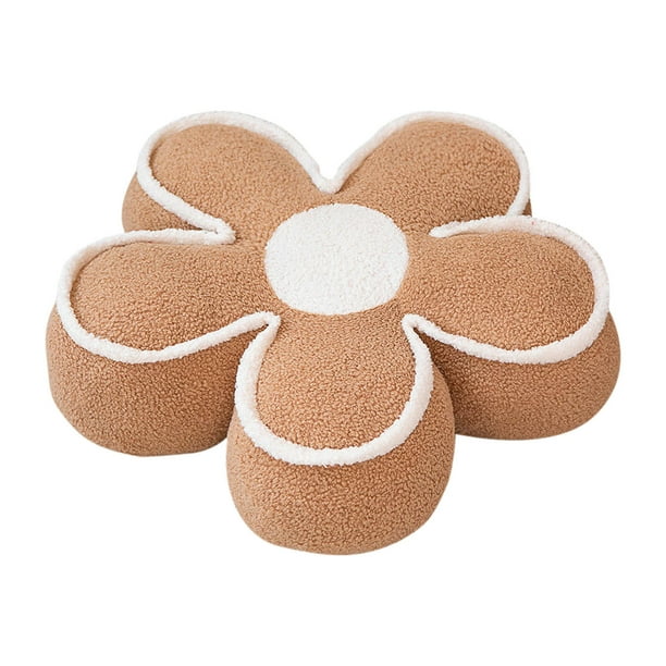 Fundas de almohada, fundas de almohada, fundas de almohada decorativas, cojín grueso para futón con flores de cinco pétalos, decoración para el hogar, cojín suave para sofá, cojín para dormitorio, coj