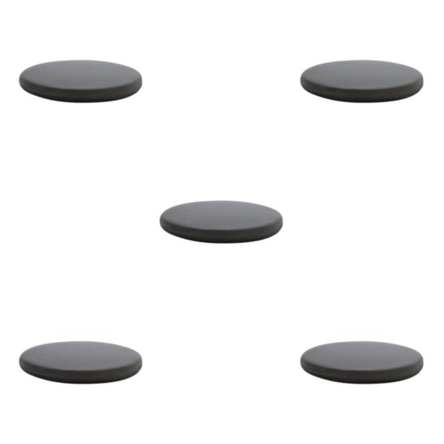 Maytalsory Coussin de Chaise Rond pour une Relaxation Optimale Coussin Rond Doux et Confortable Gris Foncé 40X40cm 5Set