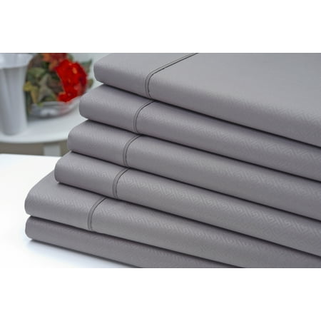 Greek Key Sheets - Signature Collection Greek Key 6 Piece Embossed Sheet Set