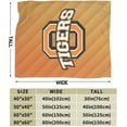 thumbnail image 3 of Occidental Aa College Logo Fleece Blanket, Very Soft Microfiber Flannel Blanket for Couch Warm and Cozy for All Seasons, 3 of 6