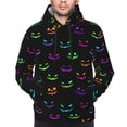 thumbnail image 4 of Hoodies for Men - halloween background elements Long Sleeve Comfrt Men'S Fashion Hoodies & Sweatshirts, Sweatshirts for Men Hoodies Pullover Clothing Clothes with Pouch, 4 of 7