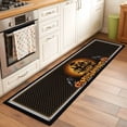 thumbnail image 2 of Happy Halloween 2'x6' Runner Rugs for Hallway Kitchen Bedside Non Slip Washable, Orange Scary Black Castle Skull Birds Entryway Rug Runners with Rubber Backing, Long Carpet Runner for Laundry Room, 2 of 8