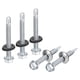 thumbnail image 1 of Tornillos Auto-Perforantes Unique Bargains #14 x 2' Galvanizado Acero 100uds con EPDM Arandela, 1 of 6