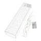 thumbnail image 1 of Jarrón de flores acrílico rectangular con soporte para agua, decoración de baja altura. 40x10x6.5cmLuz LED, 1 of 9
