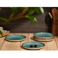 thumbnail image 2 of Juego de platos llanos ONEMORE Ceramic, 8,5 pulgadas, porcelana verde azulado, x6, 2 of 8