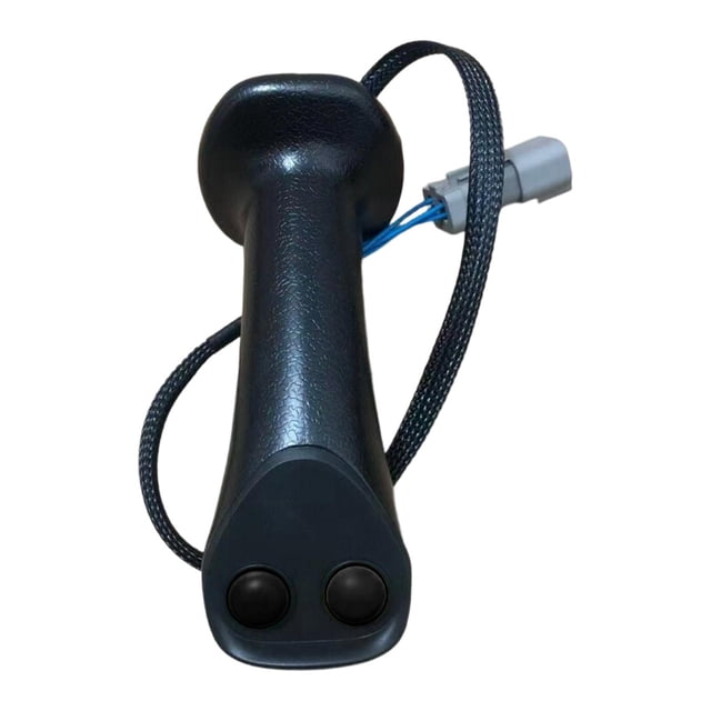 segolike Excavator Joystick Handle 2 Button Grab Handle Construction Machinery Accessories Repair Construction Equipment Control Lever Black Button
