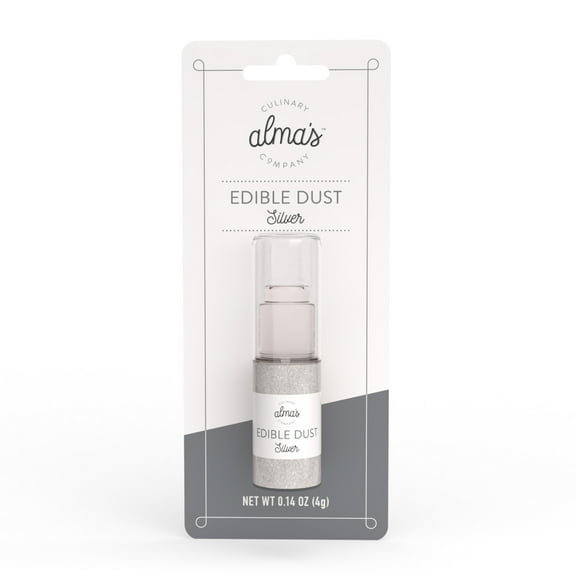 Alma's Culinary Co Dessert Sprinkles & Decorations, Silver, Bottle