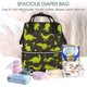 thumbnail image 5 of Disketp Cute Cartoon Dinosaurs Mochila de Pañales de Gran Capacidad con Múltiples Bolsillos, Mochila de Viaje Multifuncional para Bebé, Unisex, Moderna y Resistente, 5 of 6