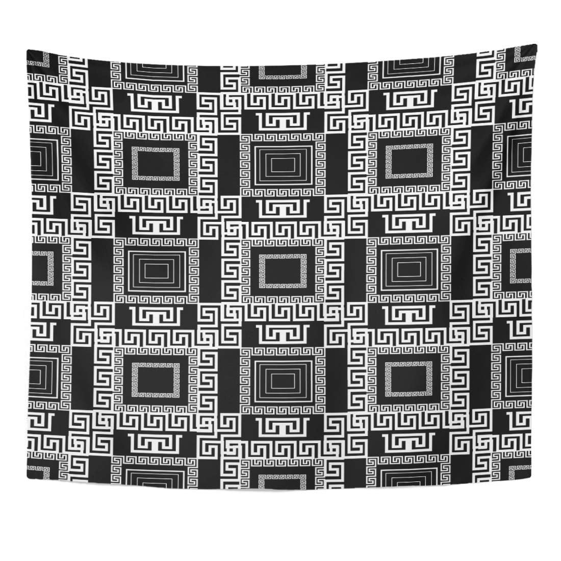 UFAEZU Check Abstract Greek Key Geometric Modern Ancient Meander