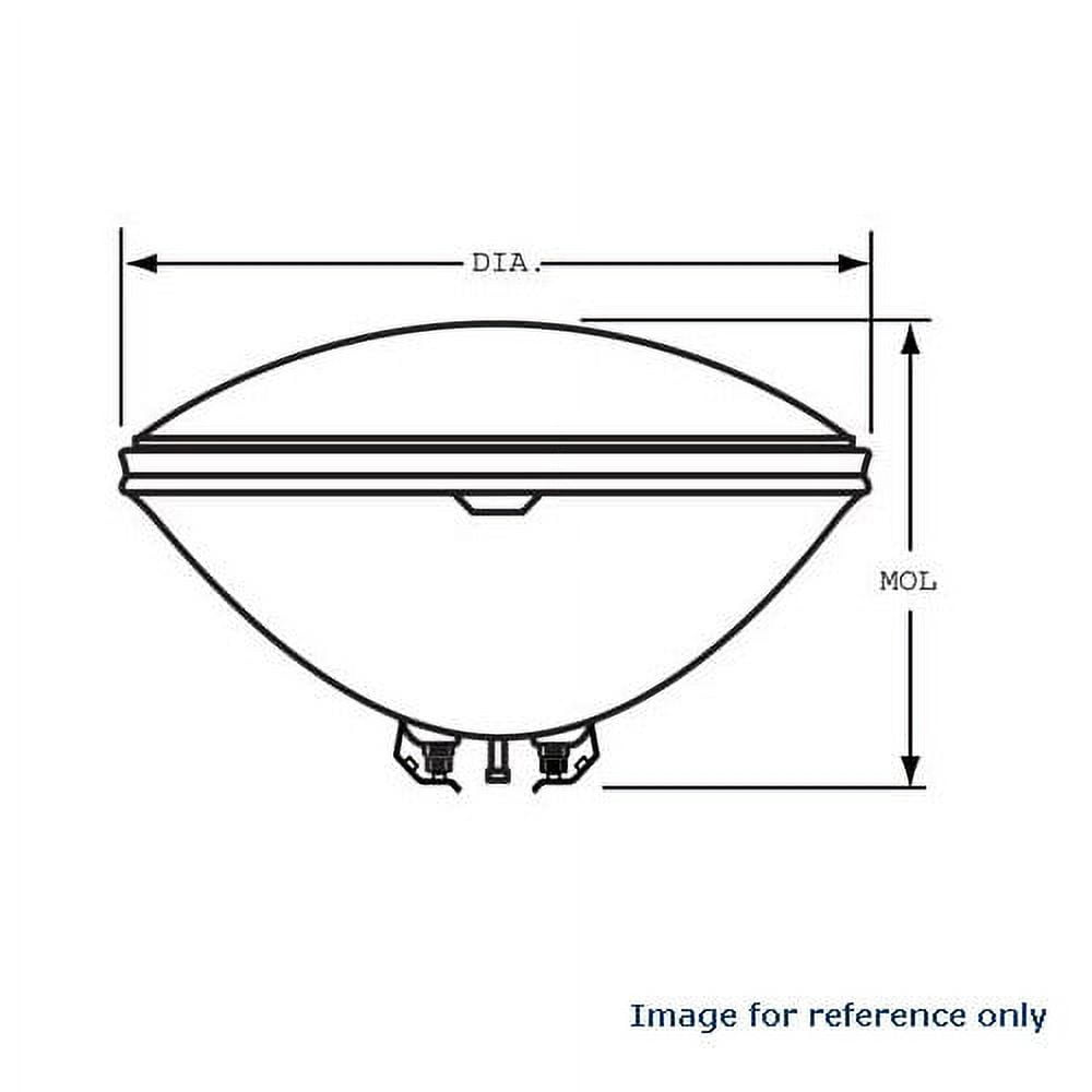 GE 4581 - 24862 450w 28v PAR46 G53 Aircraft Aviation Incandescent Bulb