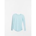 thumbnail image 5 of ClimateRight by Cuddl Duds Women's Warmer Crewneck Thermal Base Layer Thermal Top, Sizes XS-4X, 5 of 7
