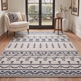 thumbnail image 4 of GENIMO 2'x3' Area Rug, Washable Non Slip Soft Boho Geometric Indoor Door Mat for Entryway Kitchen Laundry Room, Ivory Navy, 4 of 7