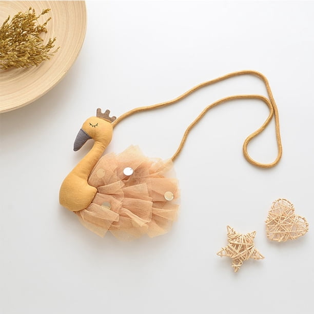 [Big Save!] Little Girl Plush Purse Handbag Kids Necklace Pretend Play Toy Playset Jewelry