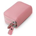 thumbnail image 3 of Women Purse Anti-magnetic RFID Wallet 11 / 12 Card Slots 2 Cash Compartments Premium Cowhide Surface Layer, 3 of 7