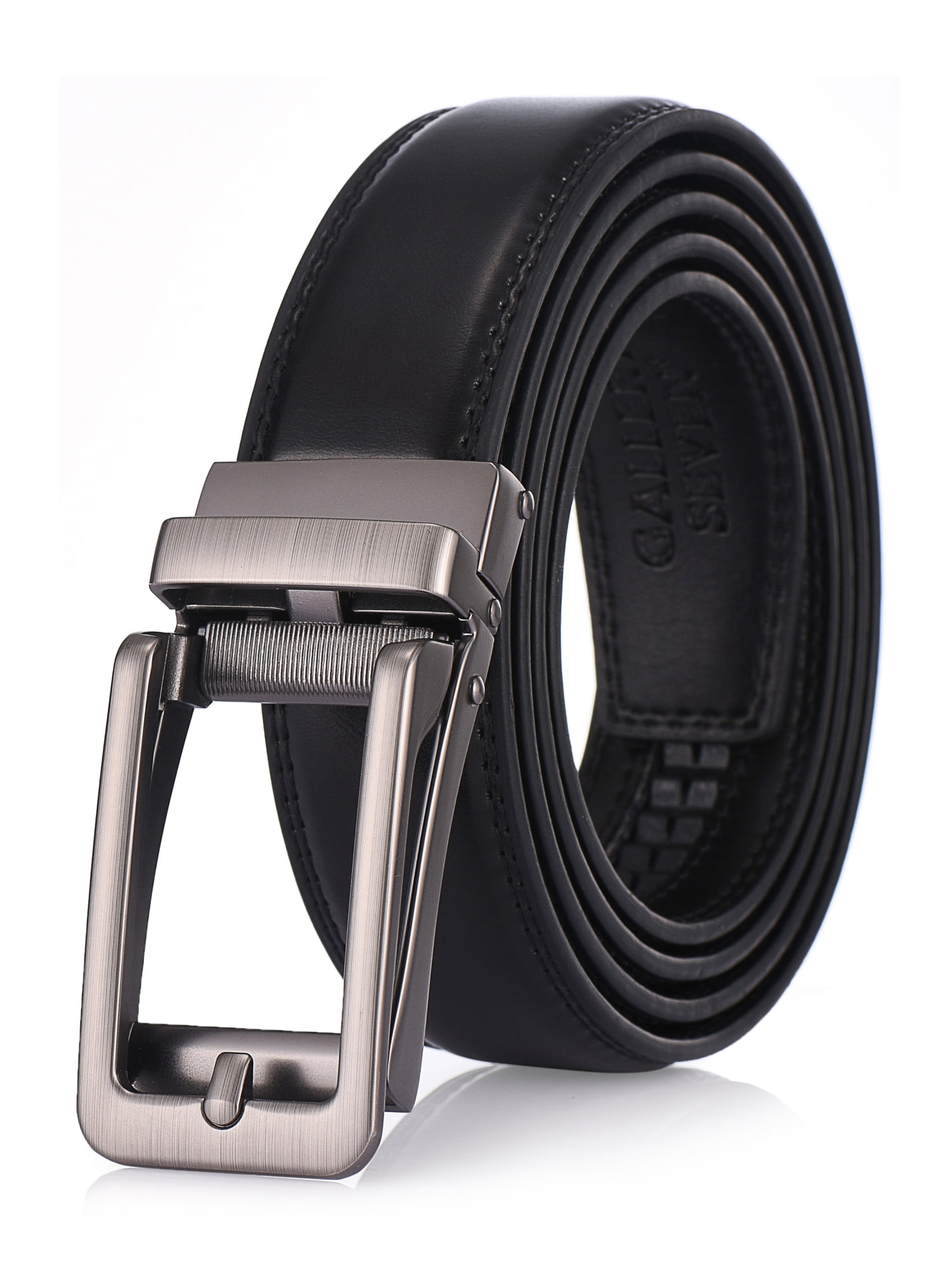 Gallery Seven Leather Ratchet Belt For Men - Adjustable Click Belt ...