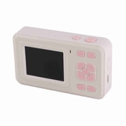 Digital Camera Pink Color FHD 4K 48MP Point Shoot 8X Zooming Compact Small Camera for Kids Teenagers Boys Girls Beginners Retro Style Portable Pocket Camcorder with 600mAh Rechargeable Battery