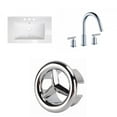 thumbnail image 1 of American Imaginations 21.5-in. W 1 Hole Ceramic Top Set In White Color - Overflow Drain Incl. AI-24475, 1 of 1