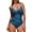 Sky Blue, variant on Solid Color Swimsuit Athletic Swimwear Monokini For Beach Pool