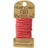 Hemp Cord 20# 20 Feet/Pkg-Sunset Coral